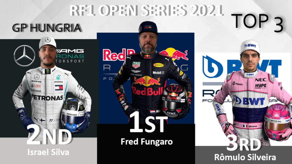 12 podium gp hungria rf1open 2021