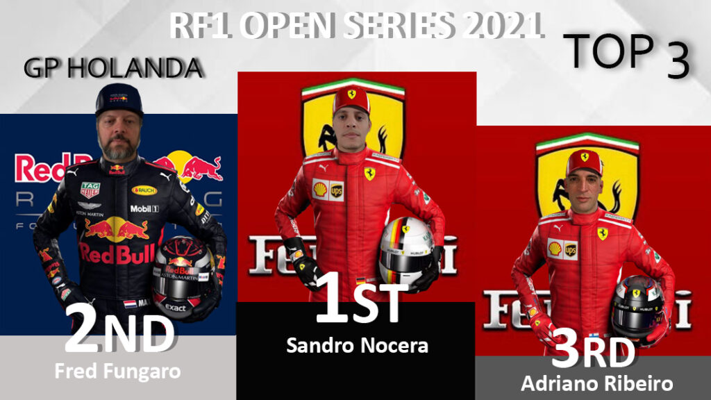 13 podium gp holanada rf1open 2021